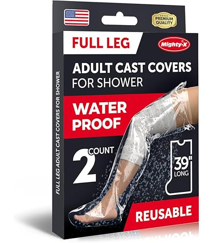 Amazon.com: Leg Cast Cover Shower – Large - Fits 17–24 in